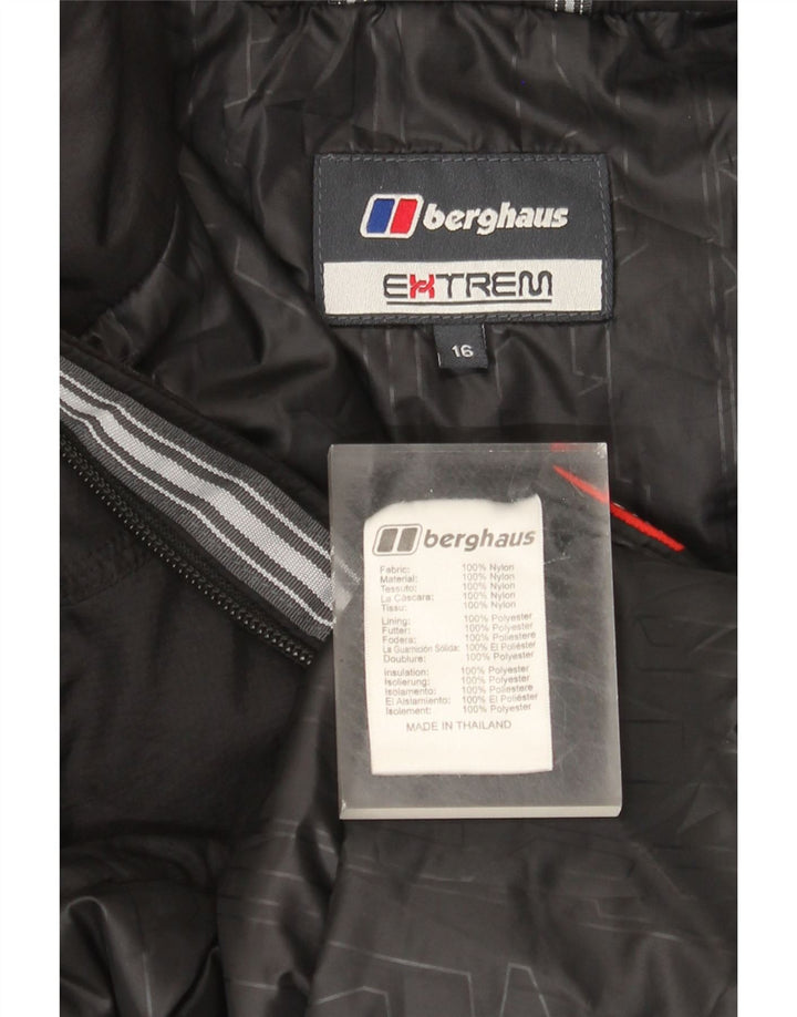 Berghaus Womens Windbreaker Jacket UK 16 Large  Black Nylon