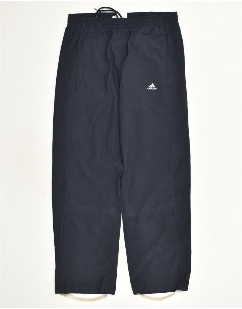 ADIDAS Mens Tracksuit Trousers Medium Navy Blue Polyester | Vintage Adidas | Thrift | Second-Hand Adidas | Used Clothing | Messina Hembry 