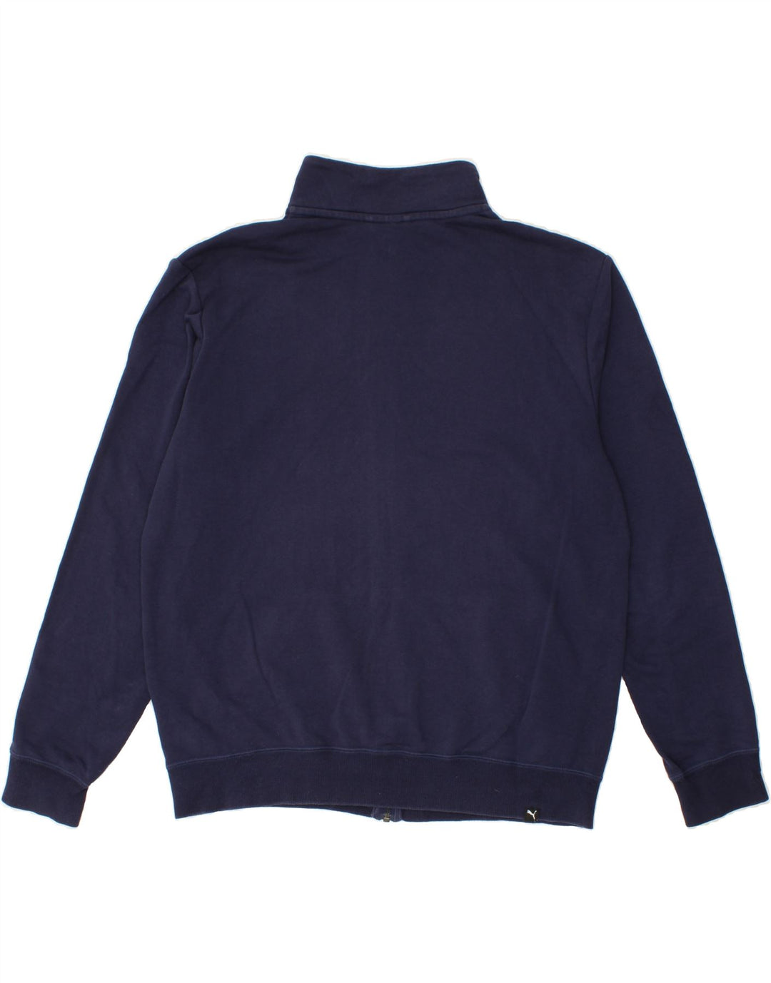 PUMA Mens Graphic Tracksuit Top Jacket Large Navy Blue Cotton Vintage Puma and Second-Hand Puma from Messina Hembry 