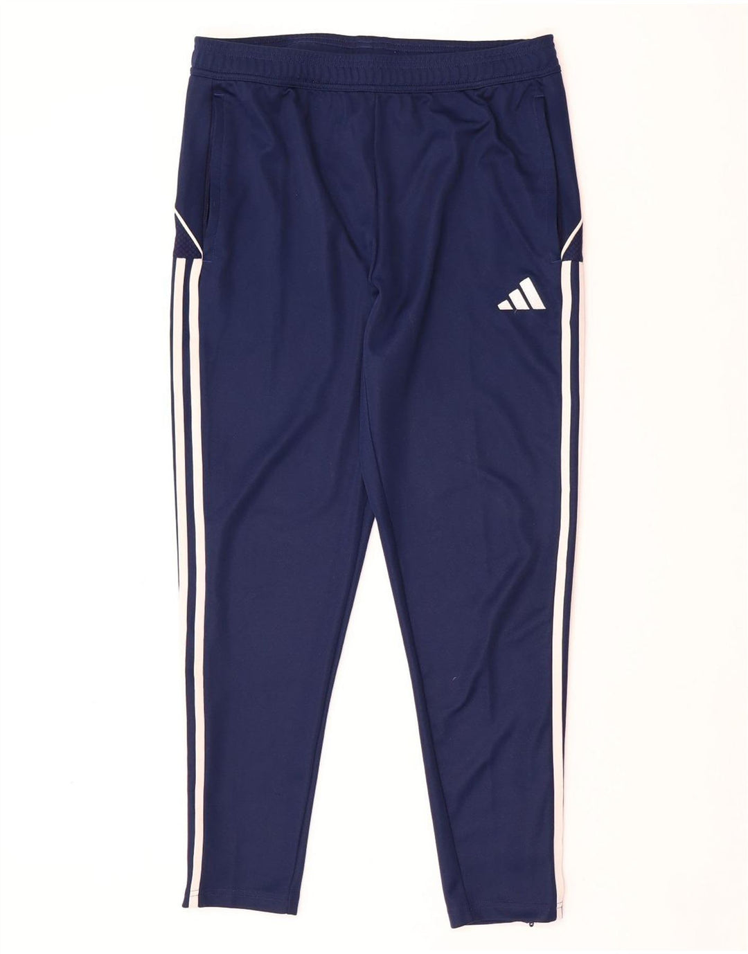 ADIDAS Mens Aeroready Slim Fit Tracksuit Trousers Large  Navy Blue