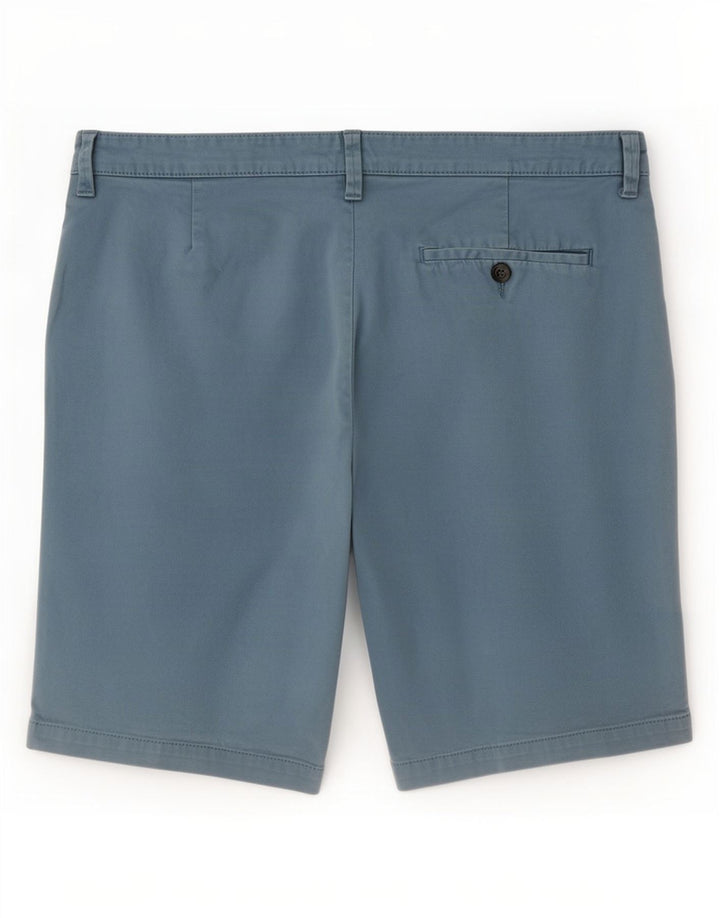 Marks & Spencer Mens Chino Shorts W36 Large Blue Cotton