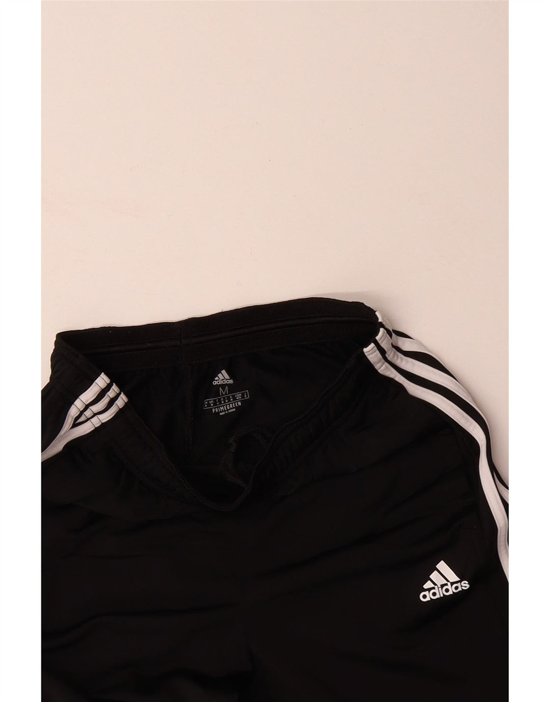 ADIDAS Mens Tracksuit Trousers Medium  Black Polyester