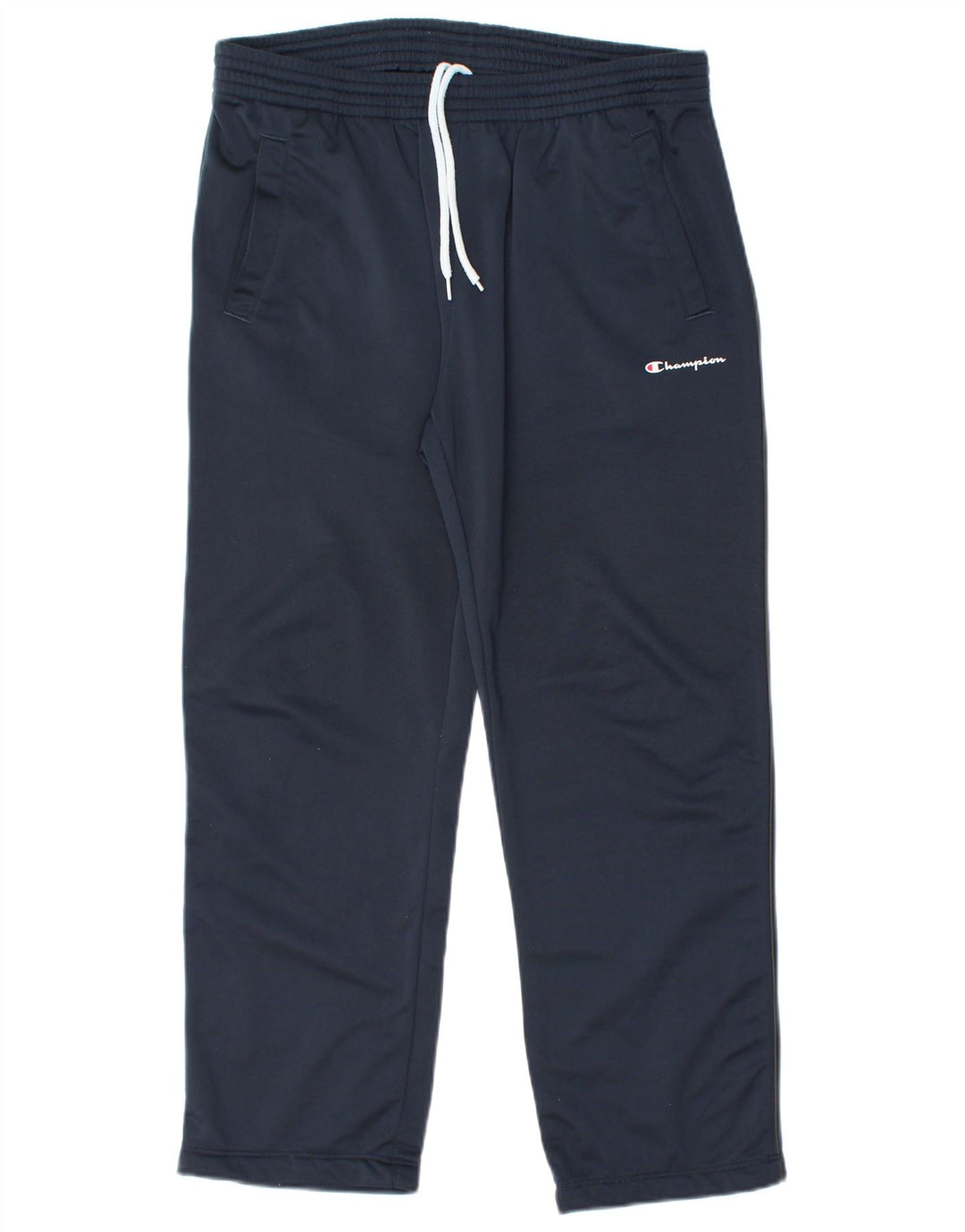 Champion Mens Tracksuit Trousers Medium  Navy Blue Polyester