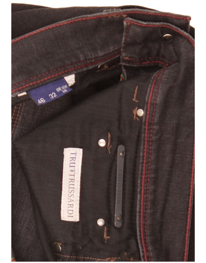 Trussardi Mens Straight Jeans W30 L31 Black