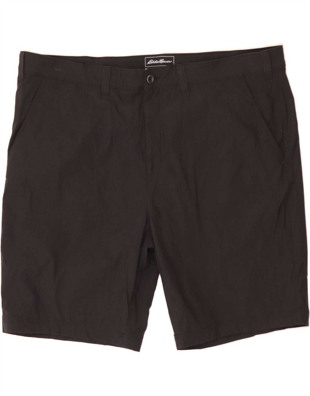 EDDIE BAUER Mens Chino Shorts W46 3XL  Black Nylon Vintage Eddie Bauer and Second-Hand Eddie Bauer from Messina Hembry 
