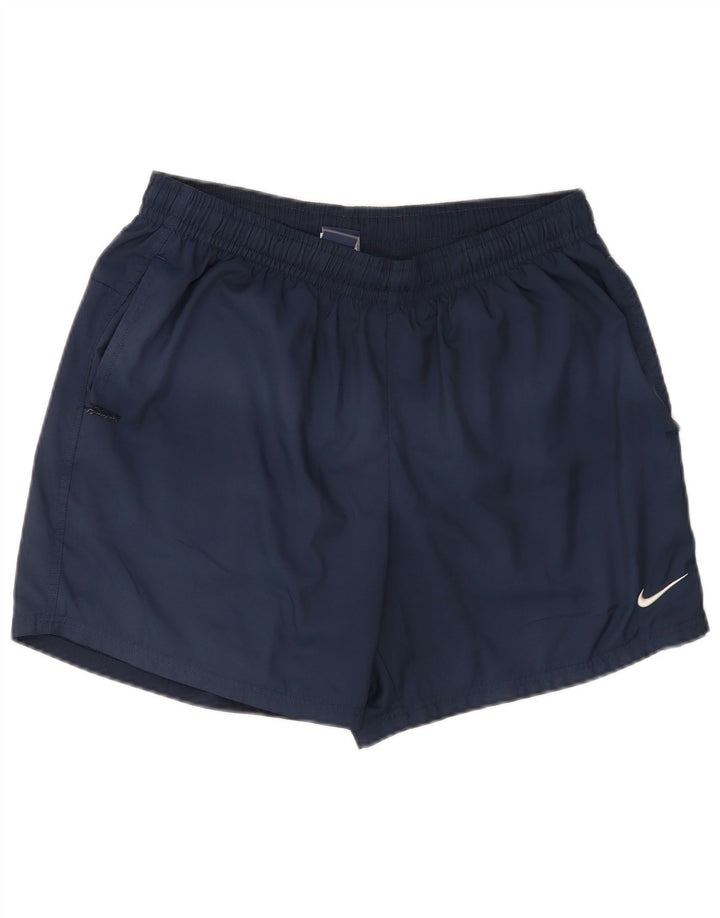 Nike Mens Swimming Shorts XL Navy Blue Polyester