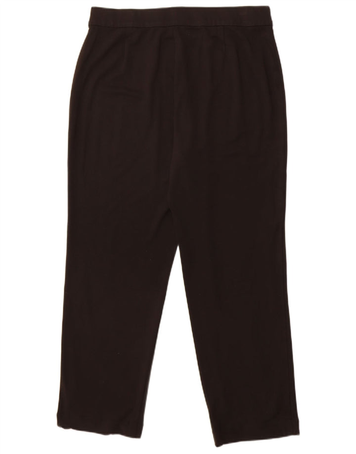 MARKS & SPENCER Womens Leggings UK 16 Large W32 L27 Black Viscose
