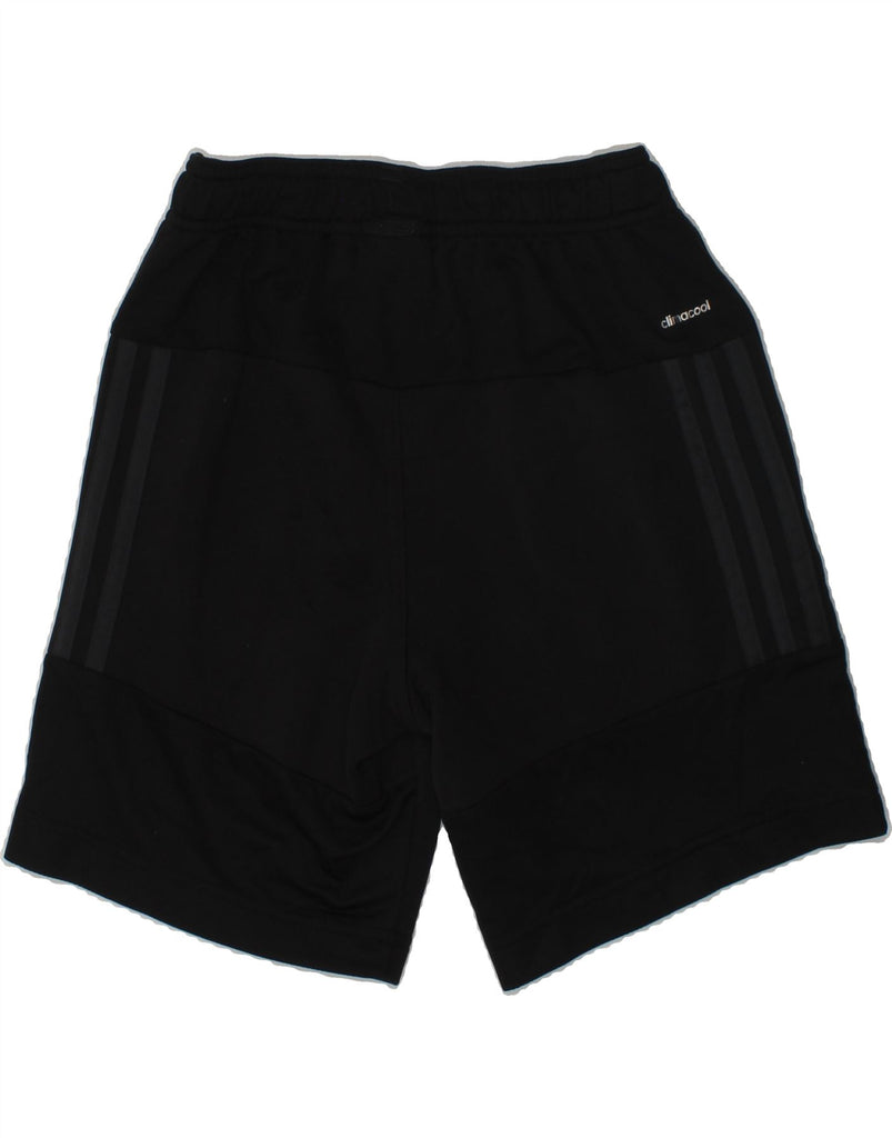 ADIDAS Boys Sport Shorts 9-10 Years Black Polyester | Vintage Adidas | Thrift | Second-Hand Adidas | Used Clothing | Messina Hembry 