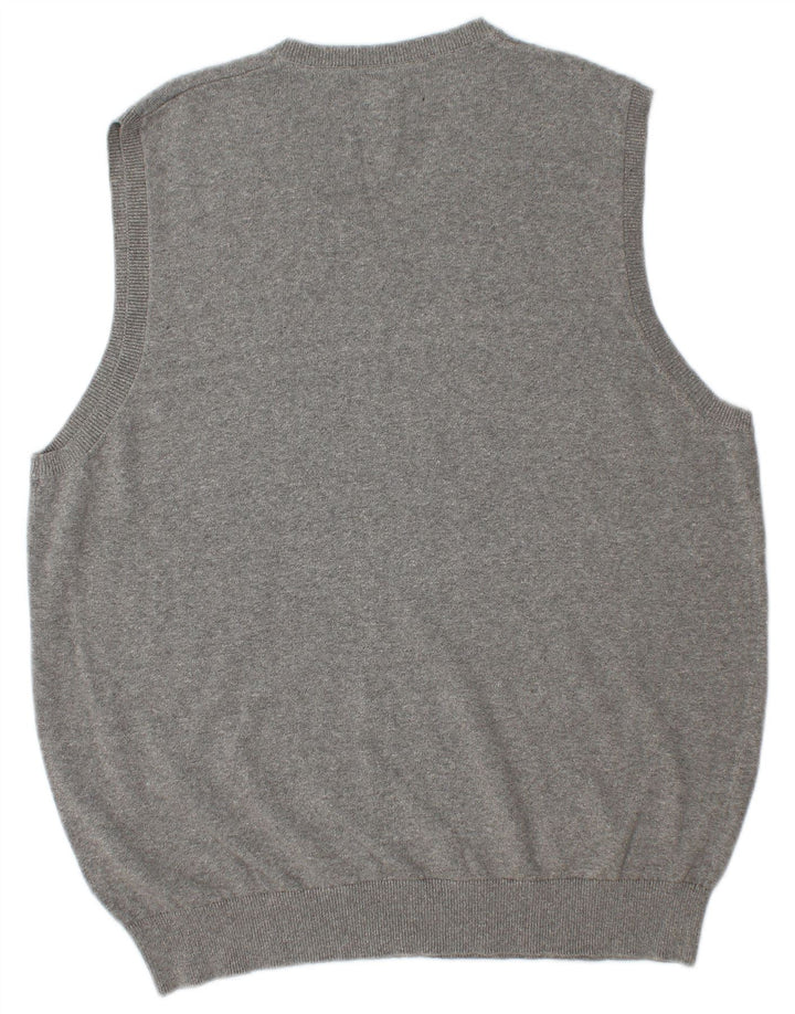 Marks & Spencer Mens Vest Tank Top XL Grey Cotton
