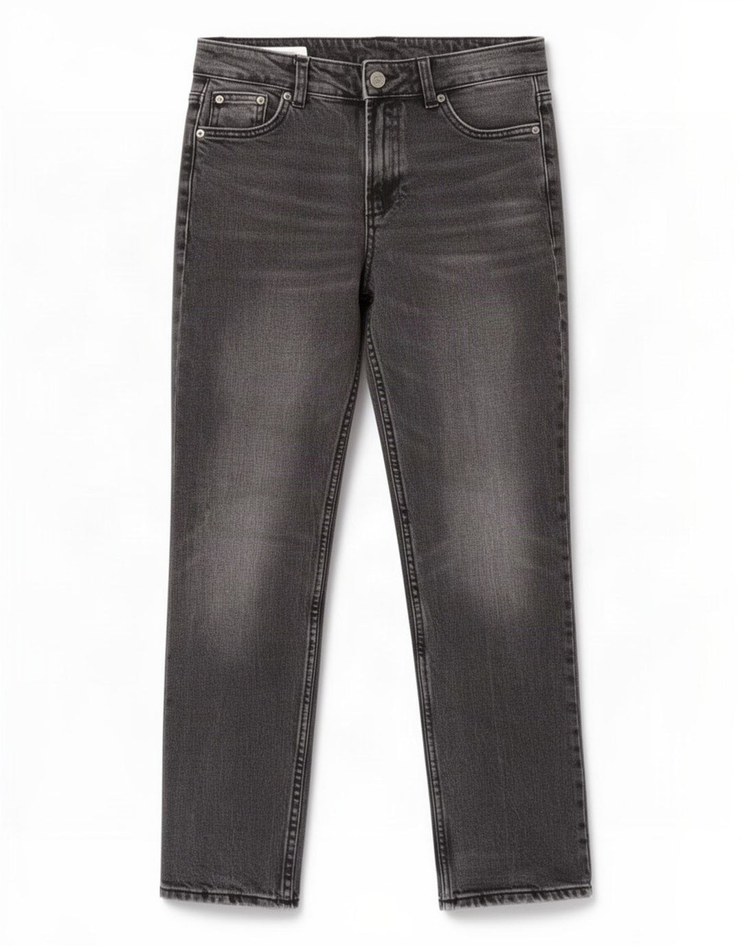 Zara Womens Straight Jeans EU 34 2XS W24 L28 Grey