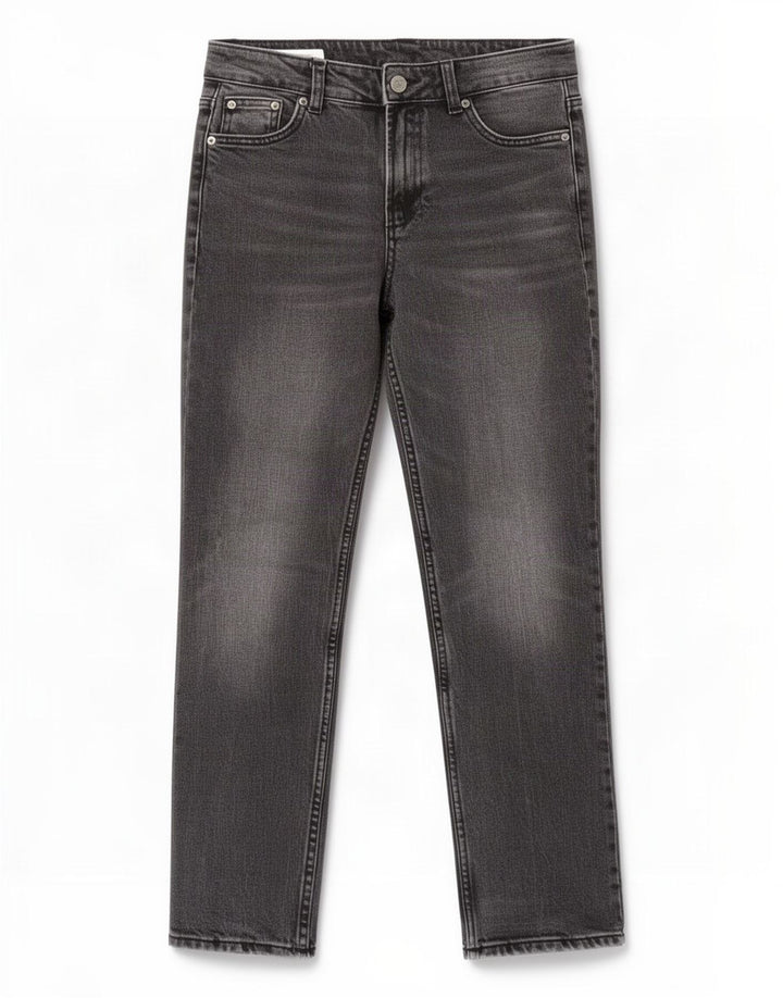 Zara Womens Straight Jeans EU 34 2XS W24 L28 Grey