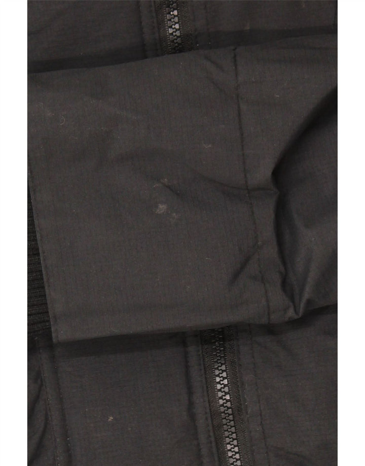 Superdry Womens Windbreaker Jacket UK 16 Large Black Nylon