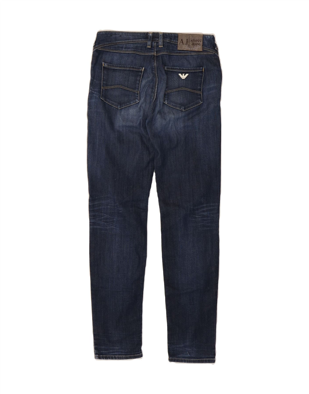 ARMANI Womens Slim Jeans W27 L29 Blue Vintage Armani and Second-Hand Armani from Messina Hembry 