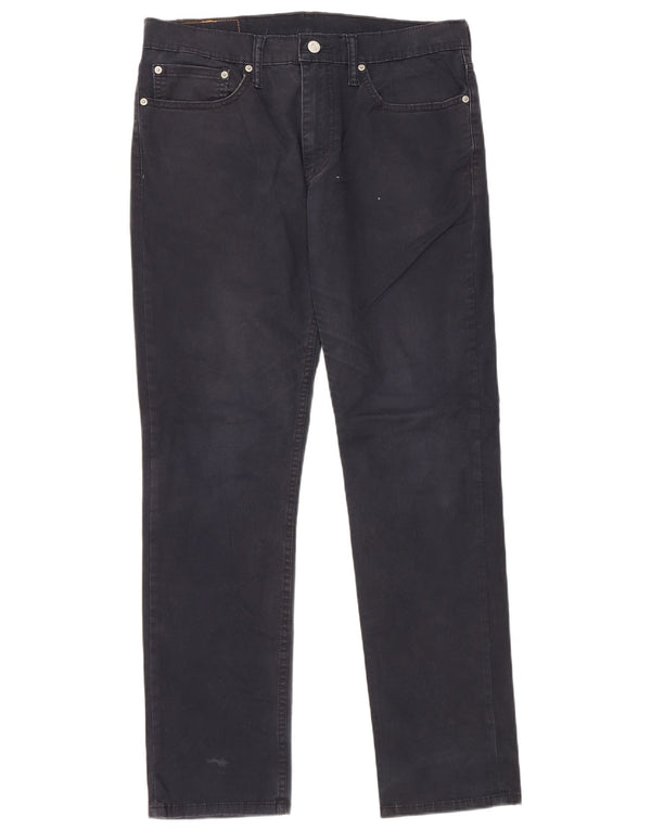 Levi's Mens 511 Slim Casual Trousers W34 L32 Navy Blue Cotton