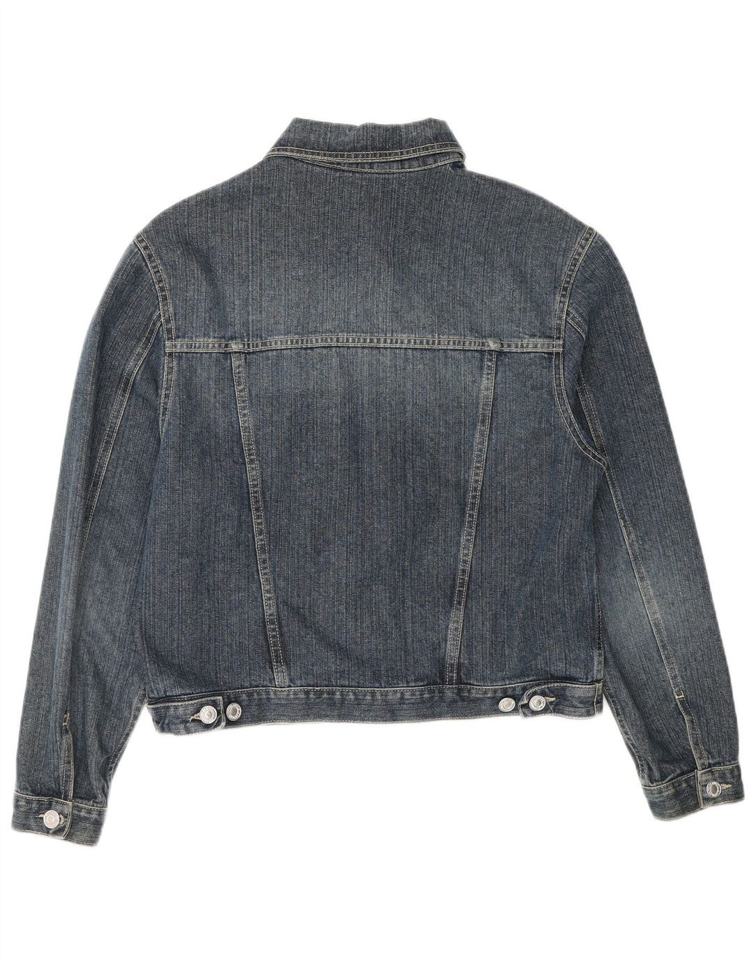 BENETTON Womens Denim Jacket UK 18 XL Blue Cotton