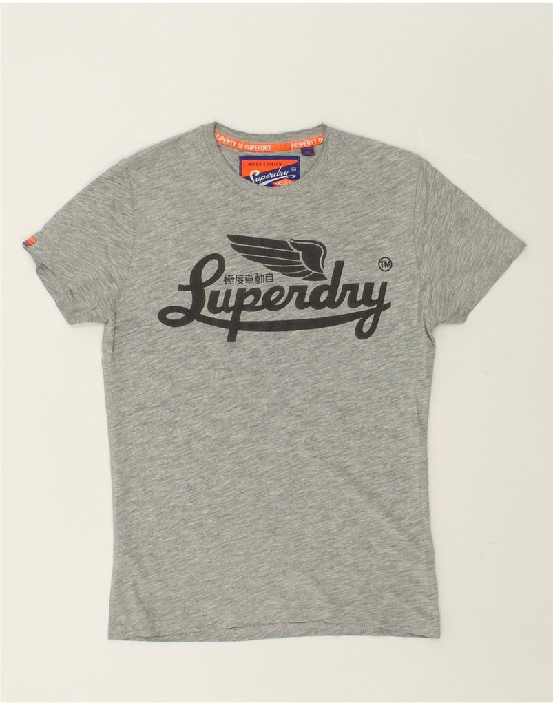 SUPERDRY Mens Graphic T-Shirt Top Small Grey Cotton | Vintage Superdry | Thrift | Second-Hand Superdry | Used Clothing | Messina Hembry 