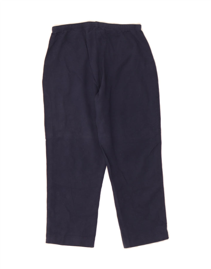 TOMMY HILFIGER Boys Stretch Tracksuit Trousers 5-6 Years Small Navy Blue Vintage Tommy Hilfiger and Second-Hand Tommy Hilfiger from Messina Hembry 