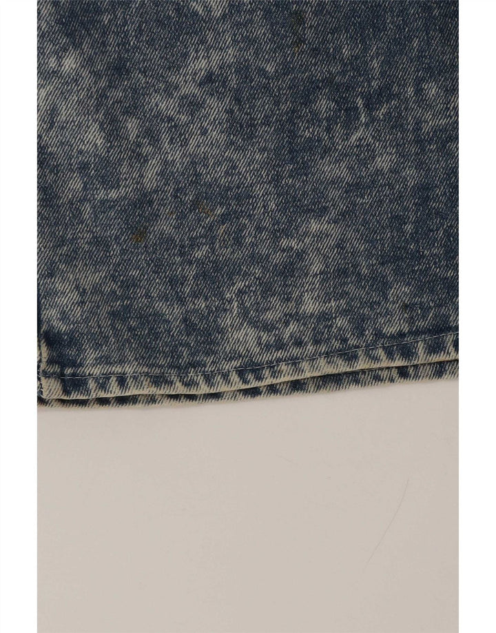 Vintage Womens Denim Skirt IT 46 Large W30  Blue Cotton