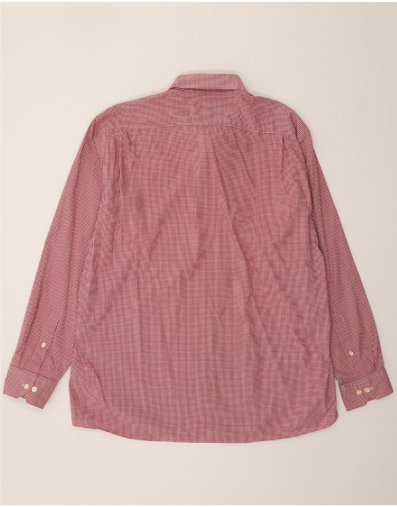NAUTICA Mens Shirt Size 17 XL Red Gingham Cotton Vintage Nautica and Second-Hand Nautica from Messina Hembry 