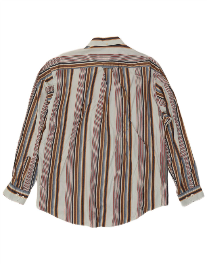 McGregor Mens Shirt Large Multicoloured Striped Cotton
