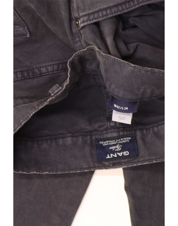 Gant Mens Straight Jeans W42 L28 Navy Blue Cotton