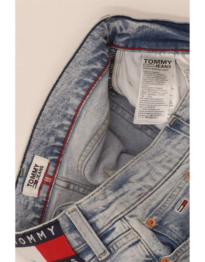 TOMMY HILFIGER Womens Straight Jeans W28 L26 Blue Cotton