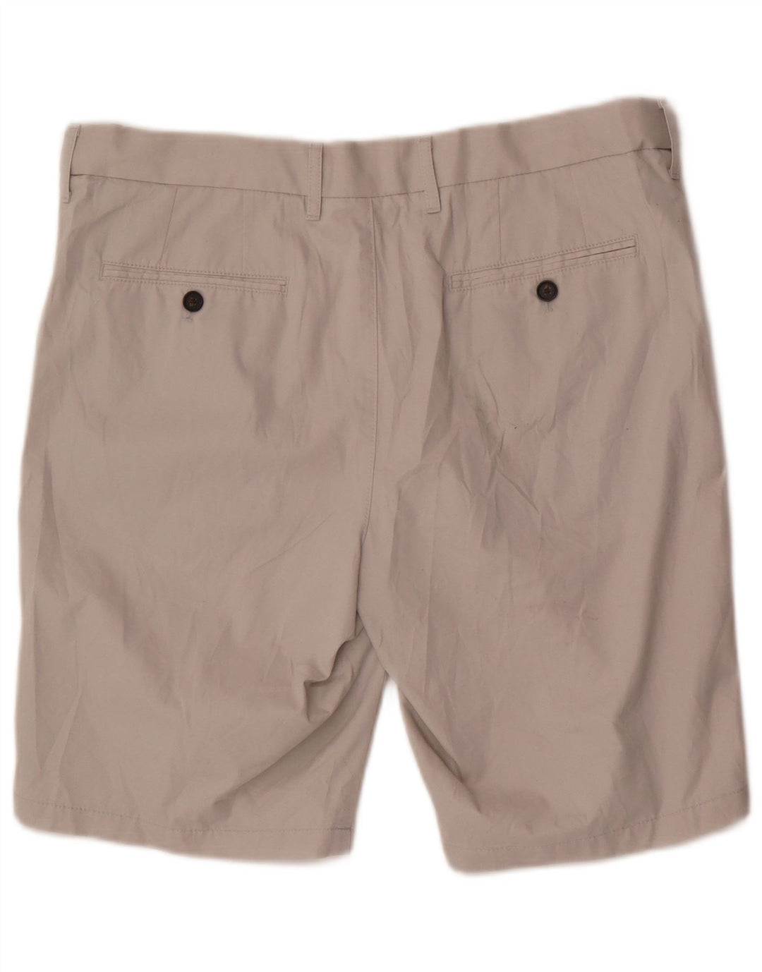 Marks & Spencer Mens Chino Shorts W36 Large Grey Cotton