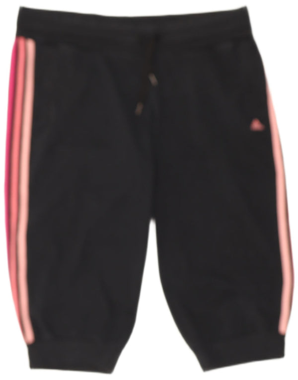 Adidas Womens Climalite Tracksuit Trousers Joggers UK 16/18 Large Black