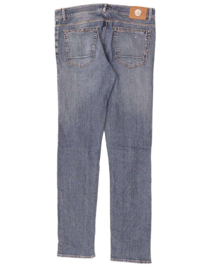 Trussardi Mens Slim Jeans W33 L34 Blue