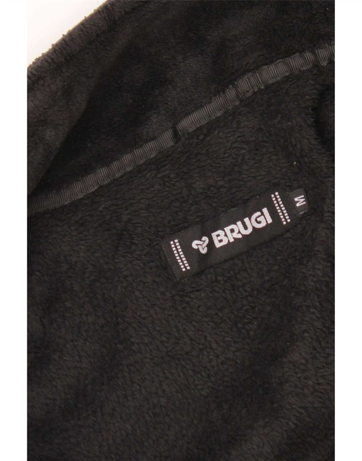Brugi Mens Fleece Jacket UK 38 Medium Black