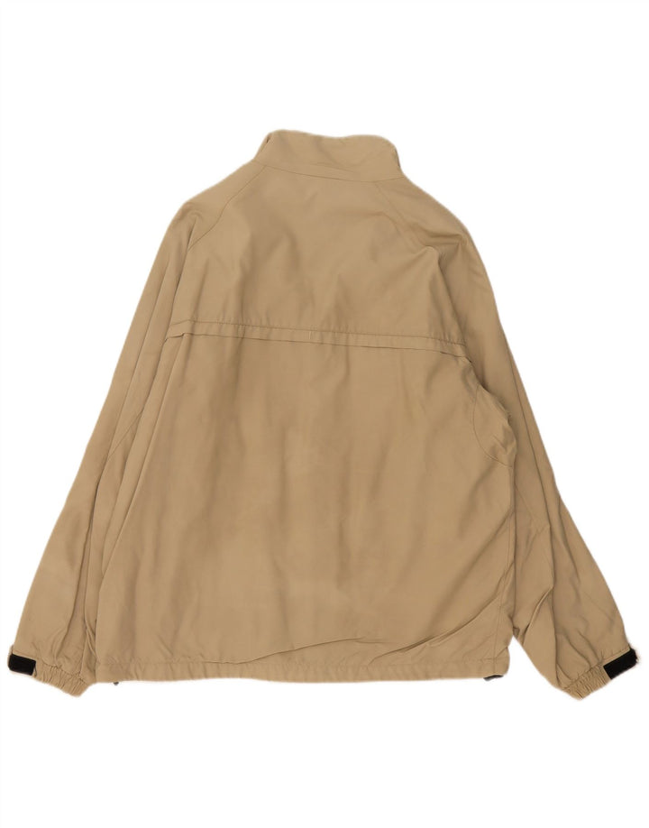 North Sails Mens Windbreaker Jacket UK 38 Medium Beige Polyamide