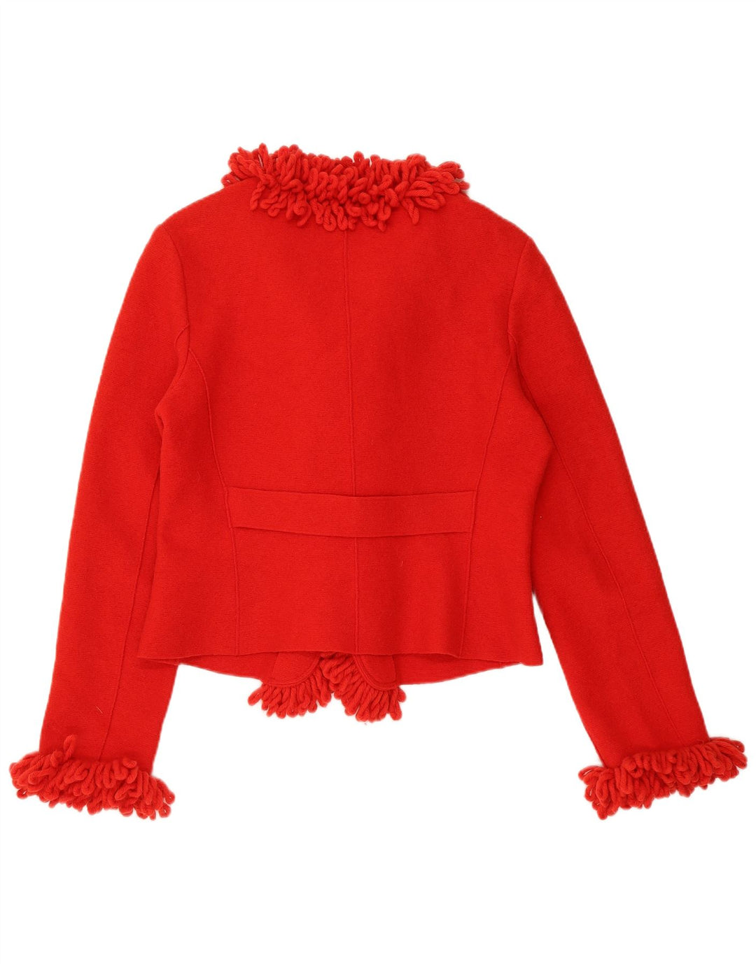 Alain Manoukian Womens Bolero Jacket EU 44 XL Red Wool