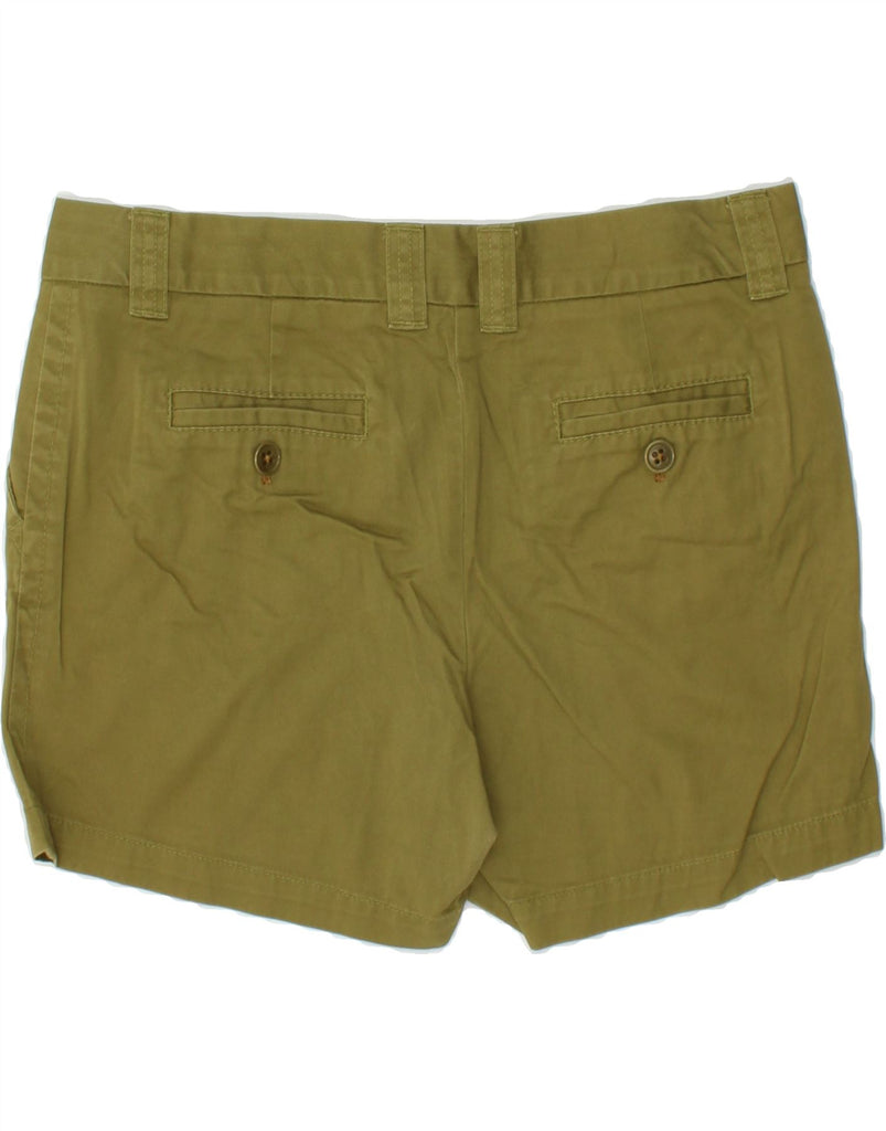 J. CREW Womens City Fit Chino Shorts UK 16 Large W34 Green Cotton | Vintage J. Crew | Thrift | Second-Hand J. Crew | Used Clothing | Messina Hembry 