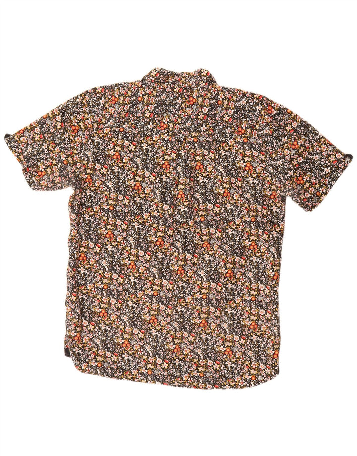 Rip Curl Mens Short Sleeve Shirt XL Multicoloured Floral