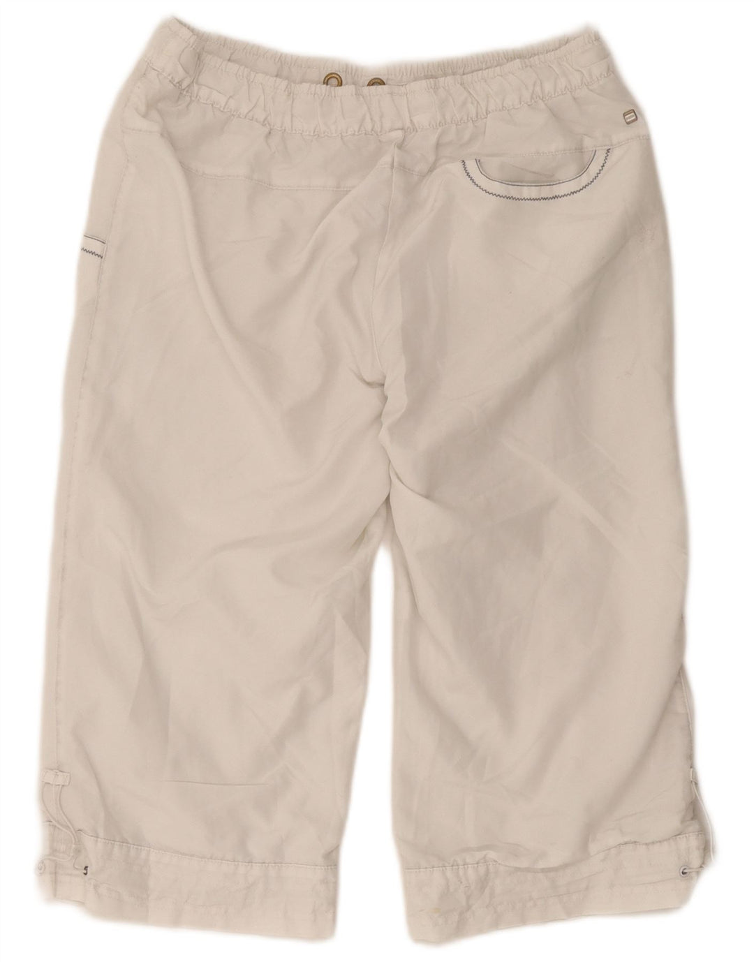 Puma Womens Bermuda Sport Shorts UK 10 Small White Nylon