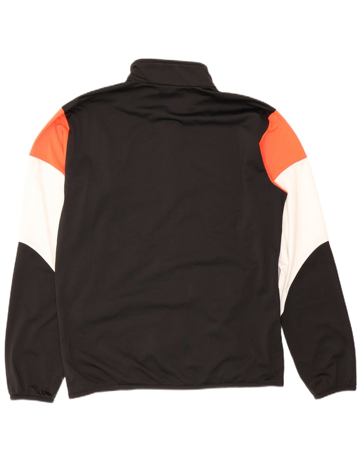 Puma Mens Tracksuit Top Jacket Large Black Colourblock Polyester