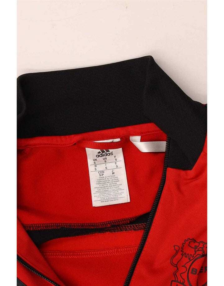 Adidas Mens Bayer Leverkusen Tracksuit Top Jacket Small Red Colourblock
