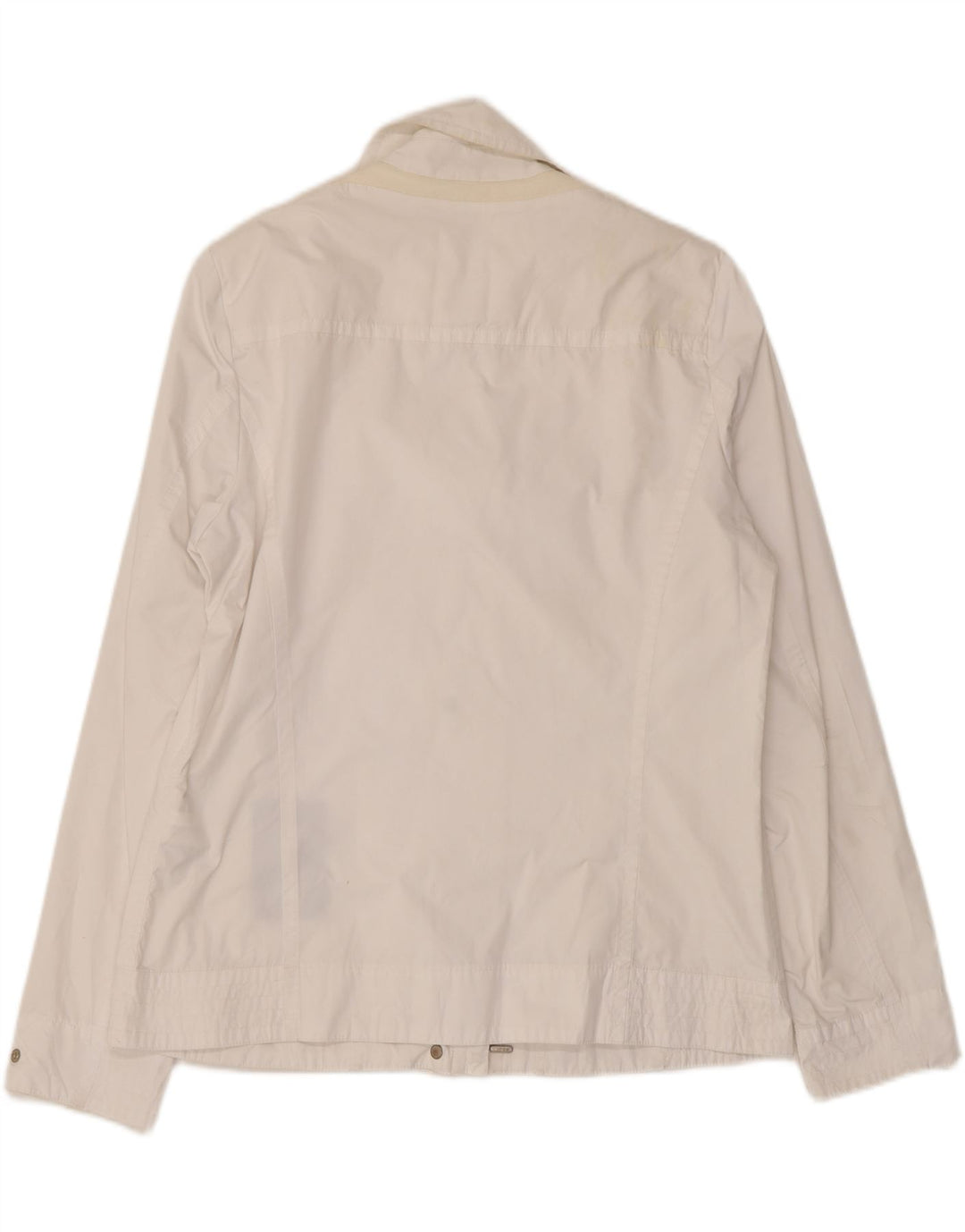 GEOX Womens Respira Bomber Jacket UK 16 Large White Polyester