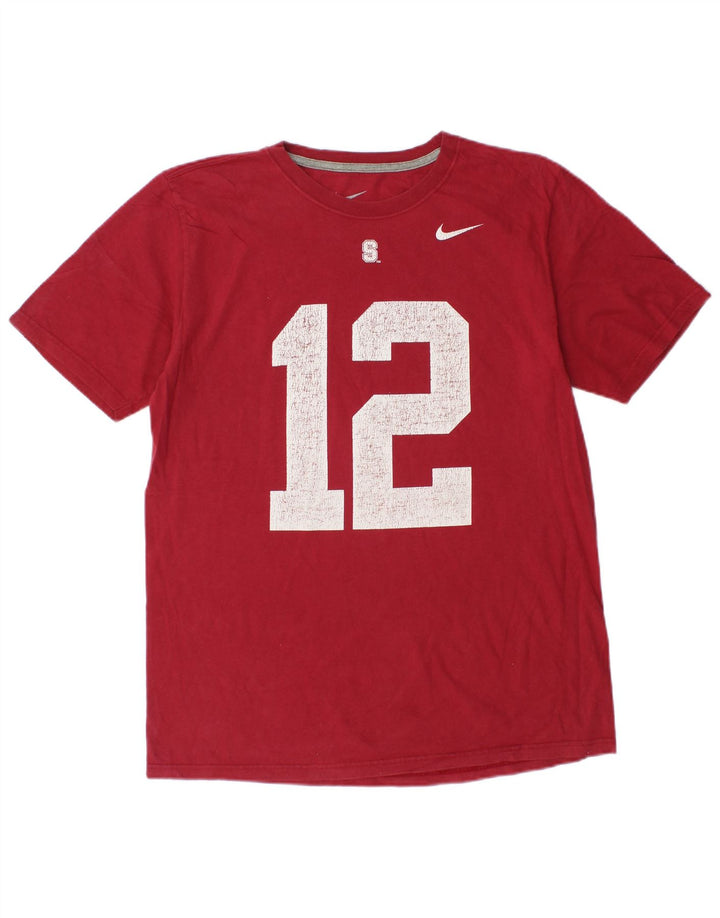 Nike Mens Stanford University Standard Fit Graphic T-Shirt Top Medium Red