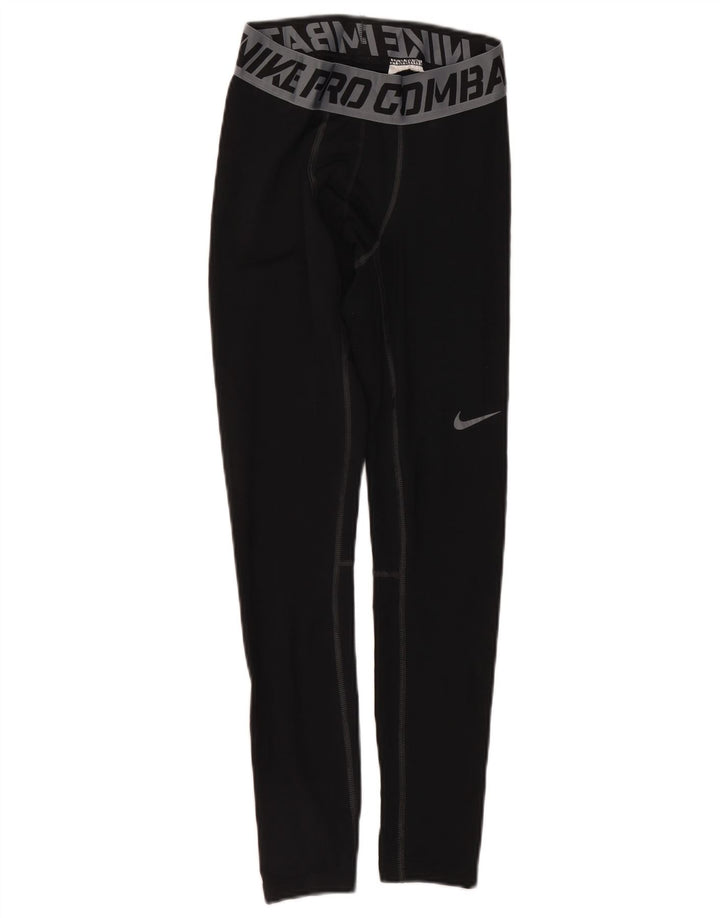 Nike Mens Graphic Leggings  Medium Black
