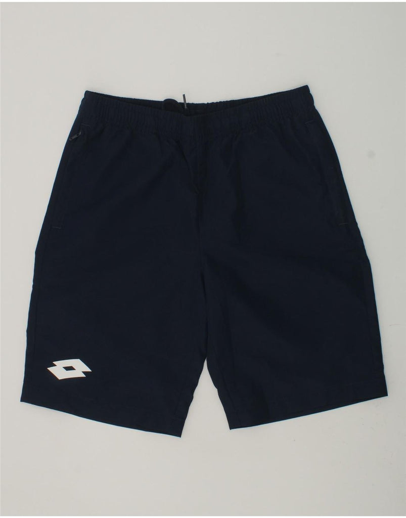 LOTTO Boys Sport Shorts 14-15 Years Large  Navy Blue Polyester | Vintage Lotto | Thrift | Second-Hand Lotto | Used Clothing | Messina Hembry 