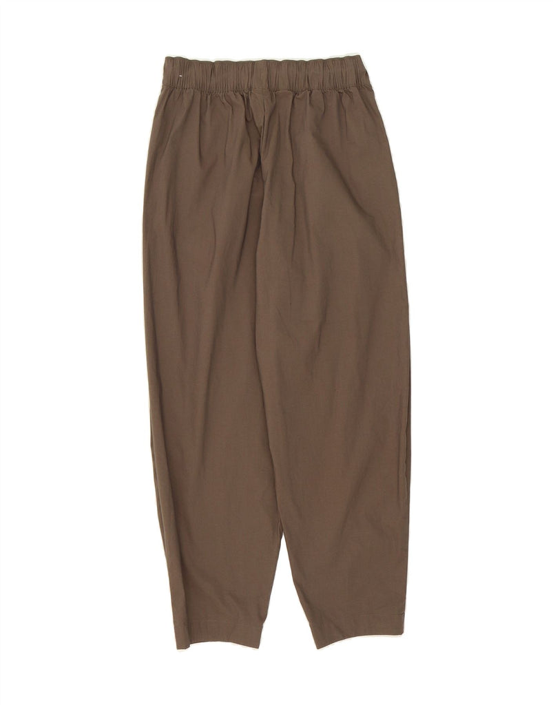 NIKE Womens Tapered Casual Trousers Small W26 L26 Brown Cotton Vintage Nike and Second-Hand Nike from Messina Hembry 