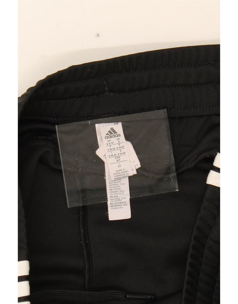 ADIDAS Womens Tracksuit Trousers UK 8/10 Small Black Polyester Vintage Adidas and Second-Hand Adidas from Messina Hembry 