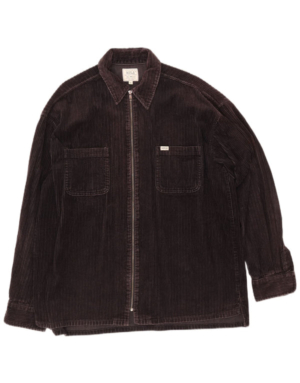 RIFLE Mens Corduroy Jacket UK 42 XL Brown