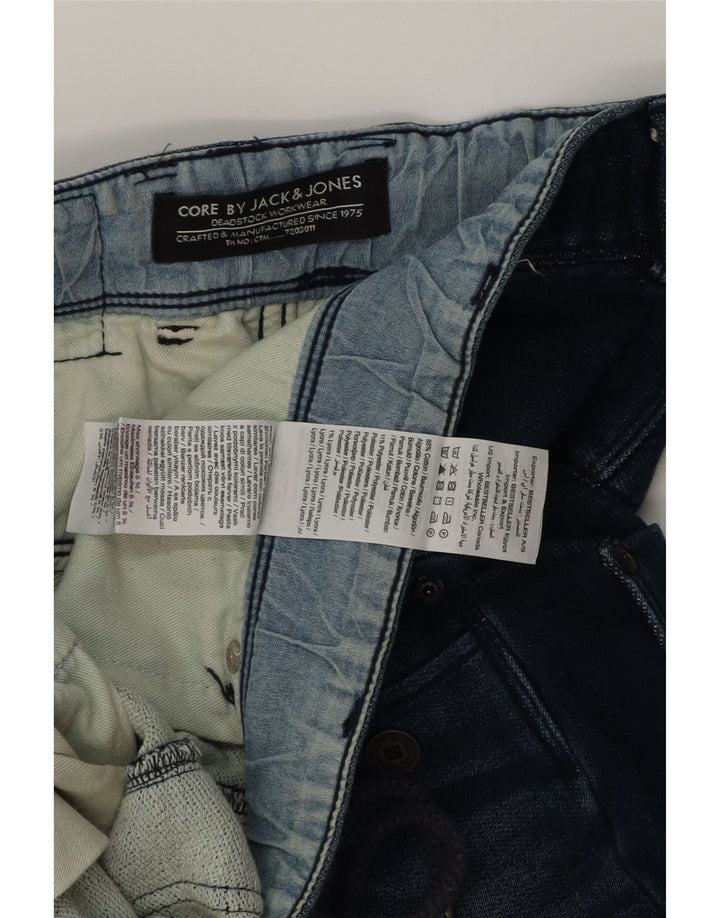 JACK & JONES Mens Denim Shorts W34 Large Blue Cotton