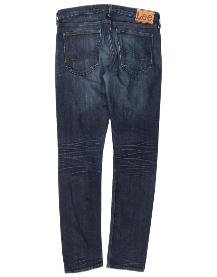 LEE Mens Luke Slim Jeans W32 L32 Blue Cotton