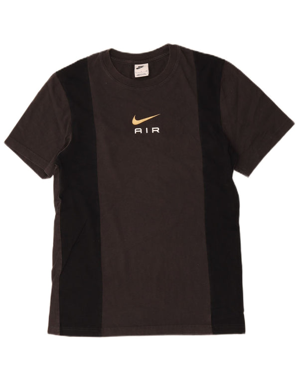 Nike Mens Air T-Shirt Top Small Brown Colourblock