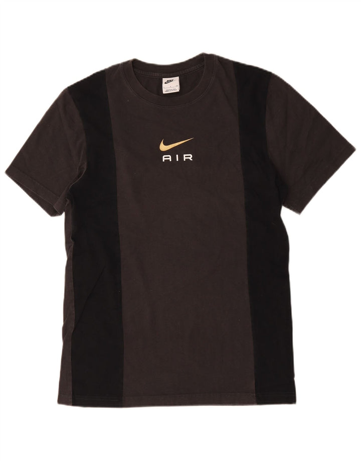 Nike Mens Air T-Shirt Top Small Brown Colourblock