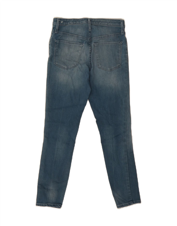 MOSSIMO Womens Mid Rise Jegging Cropped Jeans W25 L25 Blue Cotton Vintage Mossimo and Second-Hand Mossimo from Messina Hembry 