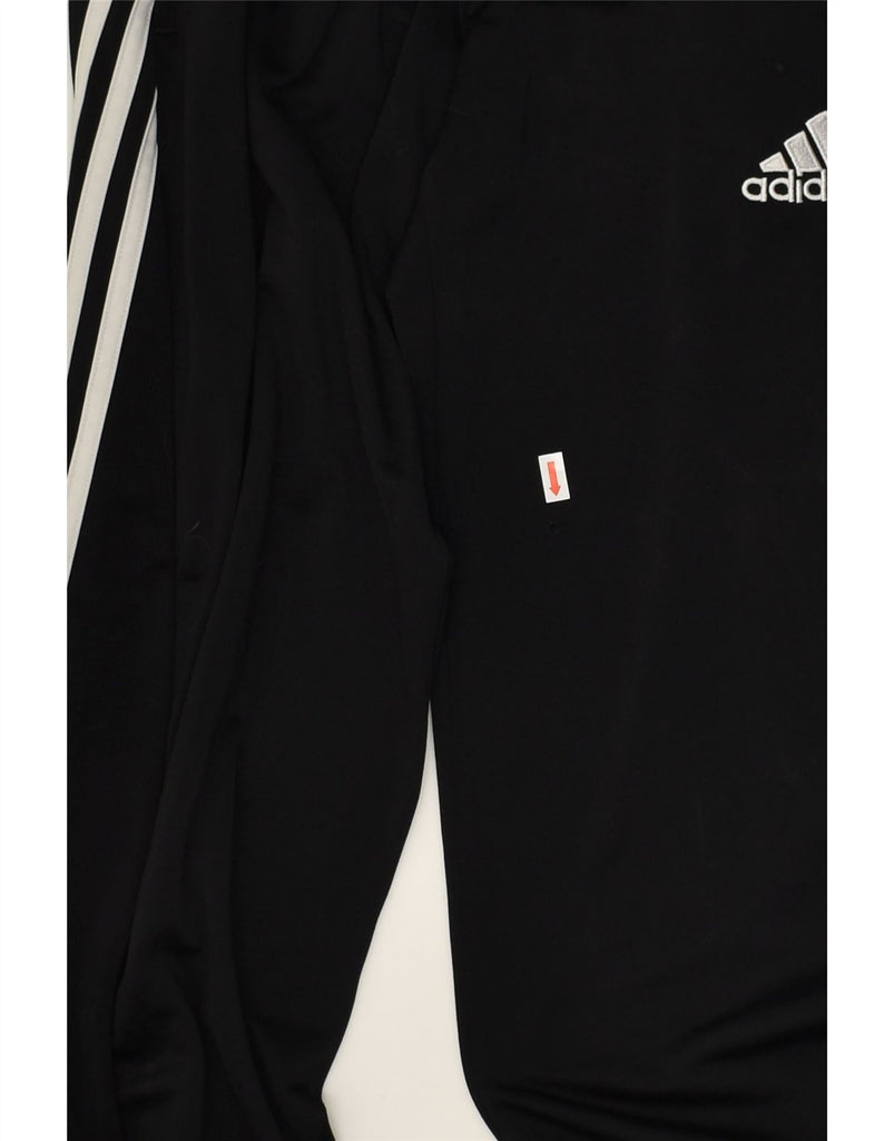 ADIDAS Mens Tracksuit Trousers Small Black Polyester | Vintage Adidas | Thrift | Second-Hand Adidas | Used Clothing | Messina Hembry 